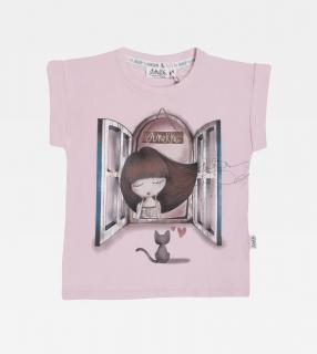 Anekke Seaside - Dievčenské tričko s krátkym rukávom ružové Vek: 6 rokov