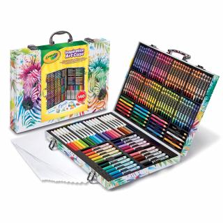 Crayola - Kufrík s pastelkami a fixkami 140ks