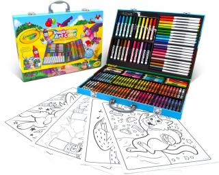 Crayola - Kufrík s pastelkami a fixkami 155ks