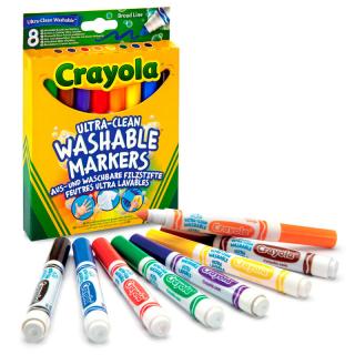 Crayola - Umývateľné fixky 8ks