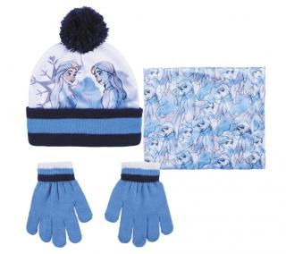 Frozen - Set čiapka, nákrčník a rukavice Veľkosť: 54