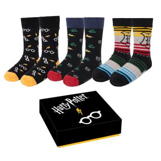 Harry Potter - Darčekový set ponožky Veľkosť: 35/41