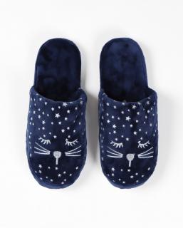 Kitty - Dámske papuče modré Veľkosť: 36/37