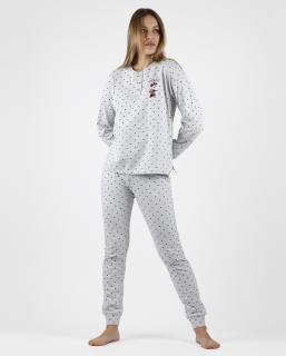 Minnie Mouse  - Dámske pyžamo dlhé sivé Veľkosť :: M