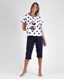 Minnie Mouse - Dámske pyžamo s 3/4 nohavicami Veľkosť :: L