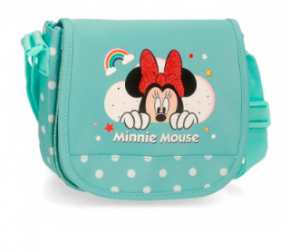 Minnie Mouse - Dievčenská crossbody kabelka tyrkysová