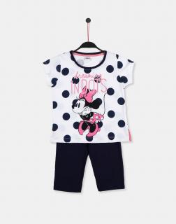 Minnie Mouse - Dievčenské pyžamo s 3/4 nohavicami Vek: 10 rokov