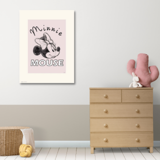 Minnie Mouse - Print na stenu 30 x 40 cm