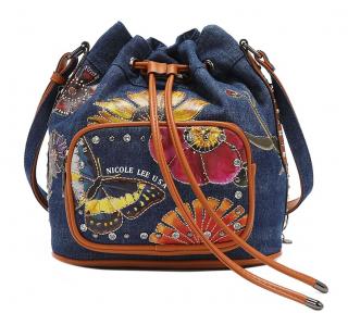 Nicole Lee - Butter Flower Denim - Crossbody kabelka