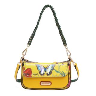 Nicole Lee - Butter Flower Mustard - Crossbody kabelka 2v1