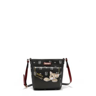 NIKKY by Nicole Lee - Finds Meow Black - Crossbody kabelka