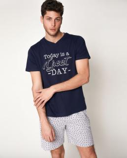 Pánske pyžamo - Today Is a Great Day Veľkosť :: L
