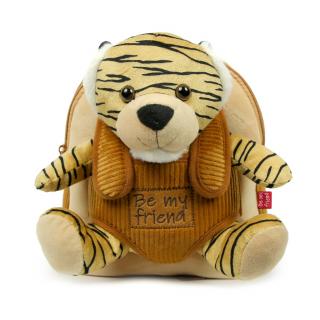 Perletti - Tiger Joe - Batoh detský s plyšovým tigrom