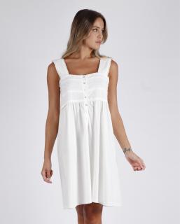 Plumetti - Dámska bavlnená nočná košeľa biela Veľkosť :: L