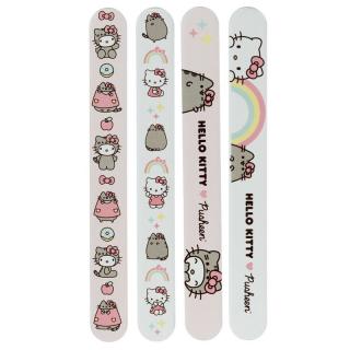 Pusheen x Hello Kitty - Set 4 pilníkov na nechty