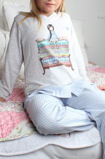Santoro Gorjuss - Princess and The Pea - Dievčenské pyžamo dlhé Vek: 10 rokov
