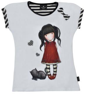 Santoro Gorjuss - Ruby - Dievčenské tričko s krátkym rukávom biele Vek: 10 rokov