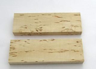Drevo Kučeravá breza - Curly Birch Scales 2ks Standard