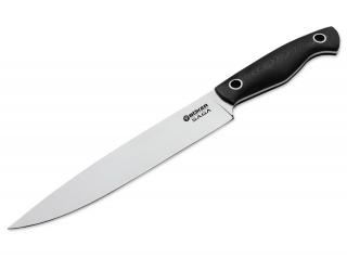 Kuchynský nôž Böker Saga Carving G10 Satin