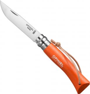 Nôž Opinel VRI N°07 Inox Adventurer oranžový