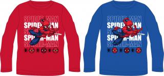 Chlapčenské tričko s dlhým rukávom - Spiderman, červené Veľkosť - deti: 104