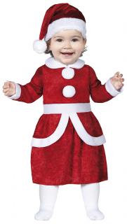 Detský kostým pre najmenších - Mama Santa Claus baby Veľkosť najmenší: 12-18 mesiacov