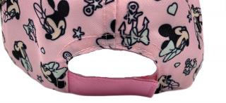Dievčenská šiltovka - Minnie Mouse glitrovaná ružová Veľkosť šiltovka: 52