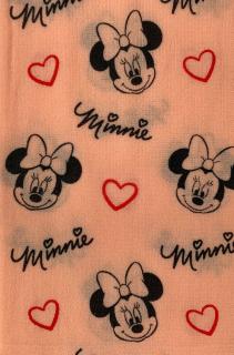Dievčenské pančuchové nohavice - Minnie Mouse ružové Veľkosť - deti: 104/110