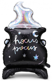 Fóliový balón - Halloween Kotlík Hocus Pocus 64,5 x 109,5 cm