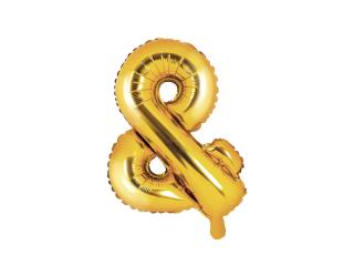 Fóliový balón Mini - Symbol & 35cm zlatý