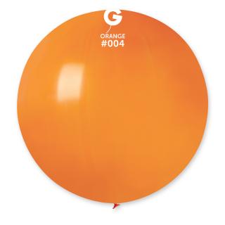 Guľatý pastelový balónik 80 cm oranžový