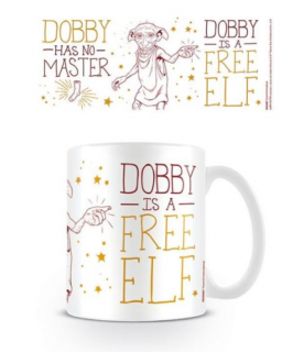 Hrnček Harry Potter - Dobby has no master, Dobby is a free elf 315 ml