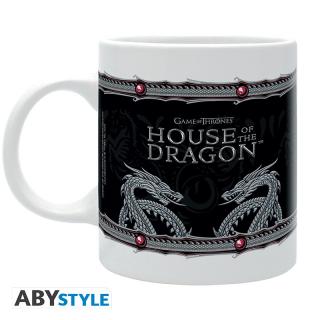 Hrnček House of Dragon - Rod Draka strieborný drak 320 ml