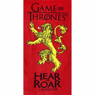 Osuška - Game of Thrones Lannister (červená) 70 x 140 cm