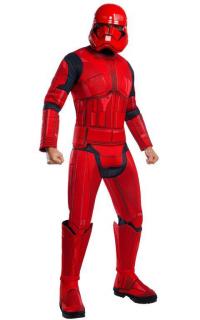 Pánsky deluxe kostým - Red Stormtrooper (Star wars) Veľkosť - dospelý: XL