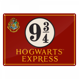 Plechová ceduľa Harry Potter - Hogwarts Express 21 x 15 cm