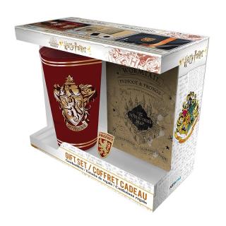 Sada pohár, zápisník, odznak - Harry Potter záškodnícka mapa