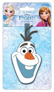 Štítok na batožinu Frozen/Ľadové kráľovstvo - Olaf