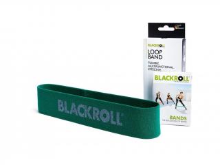 BLACKROLL Loop band - zelená stredne silný odpor / 4.stupeň
