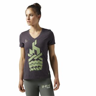 Reebok Spartan® Dámske tričko BR0007 Veľkosť: XS