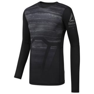 Reebok Spartan® Pánske kompresné tričko dlhé CY4888 Veľkosť: L