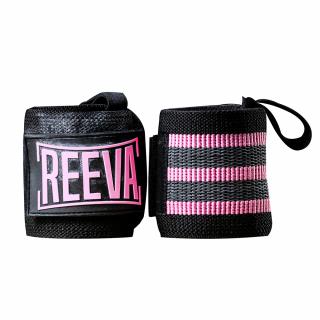 REEVA Elastická bandáž na zápästie Black\Pink