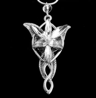 Pán Prsteňov - Arwen Evenstar 5934 kovový náhrdelník strieborný