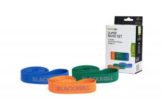 BLACKROLL® SUPER BAND SET oranžová + zelená + modrá