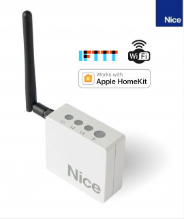 IT4WIFI inteligentný WIFI prijímač pre ovládanie pohonu NICE s rozhraním IBT4N. Kompatibilné s Apple HomeKit a IFTTT. max počet užívateľov: android 20…