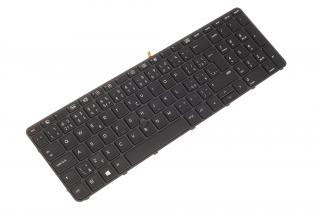 CZ/SK klávesnica HP Probook 450 G3 455 G3 470 G3 black  podsvietená  + touchpoint