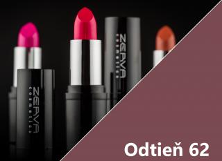 Dlhotrvácny rúž (Lipstick) Odtieň: 62 bez perlete (Tip:kombinuj s ceruzkou camelia)