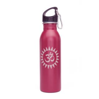 Bodhi Bottle Fľaša so slamkou a znakom z nehrdzavejúcej ocele 700 ml 3 farby Farba: OM Sun
