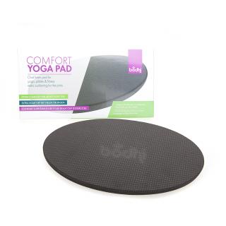 Bodhi Comfort Yoga Pad malá oválna podložka antracitová