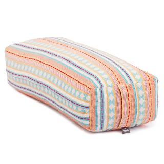 Bodhi Salamba Bolster na jogu ETHNO kolekcia špalda 100% bavlna 64 x 25 cm Farba: Jacquard svetlá-marhuľová